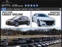 Tablet Screenshot of jeremysautosales.com